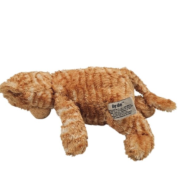 Russ Orange Brown Stripe Tabby Cat Teddy Bear Toy Beanie Plush 12" Cute Y2K - Picture 4 of 9
